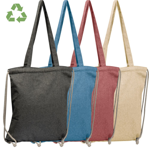 Tas van gerecycled katoen Addison