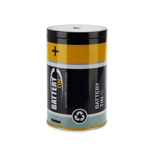 Balvi - Batterijhouder,Battery Tin,tin