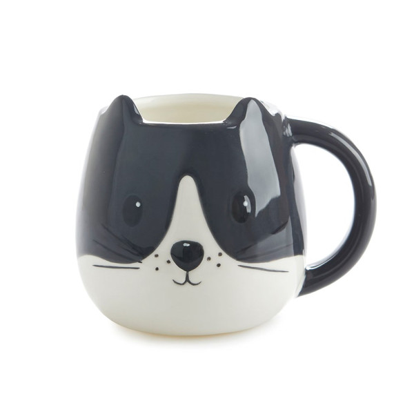 Balvi -  Mok,Kitty,wit/zwart,400 ml,met handvat