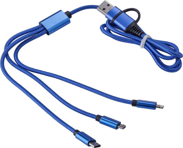 Nylon oplaadkabel Leif