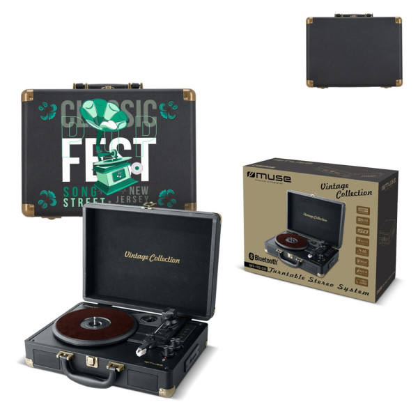 Muse MT-103 Platenspeler met Ingebouwde Bluetooth Speakers