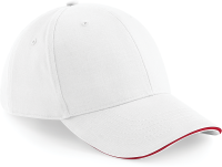 White / Classic Red