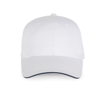 White / navy
