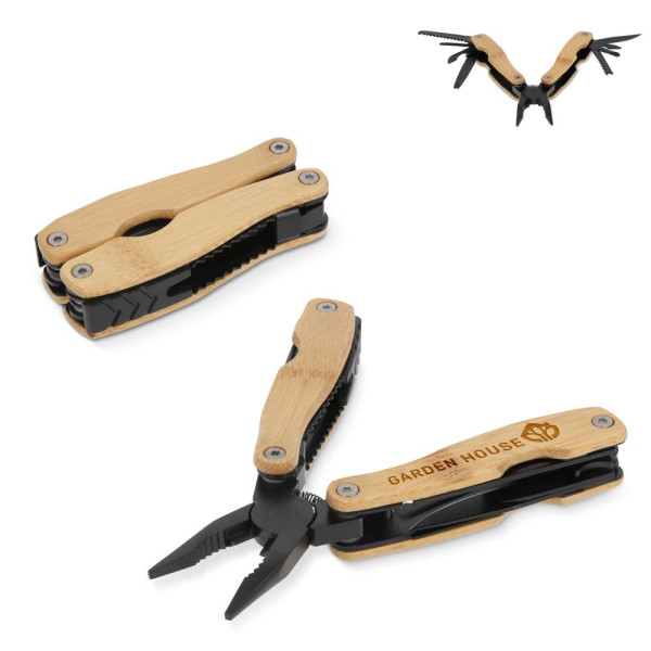 Multitool bamboe 8 functies