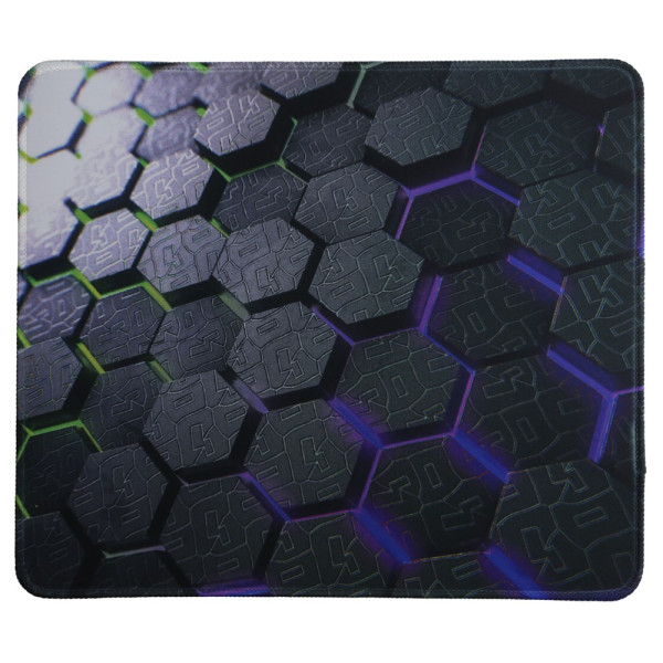 TEXTIL SPELPAD S 350 x 300 x 2,5 mm rand genaaid wit