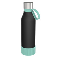 lichtblauw, zwart