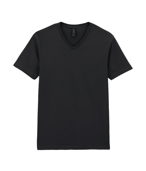 - Softstyle Euro Fit Adult V-neck T-shirt